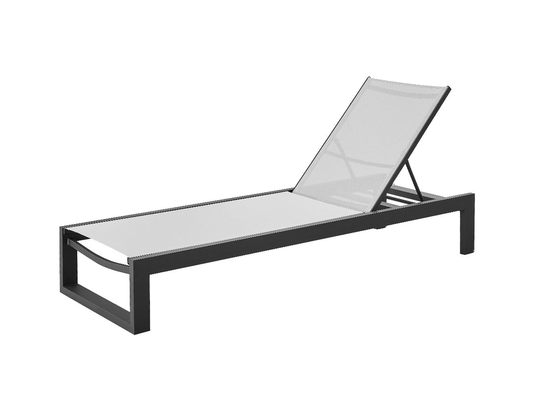 Skylark Batyline Sun Lounger, Colour: Grey,