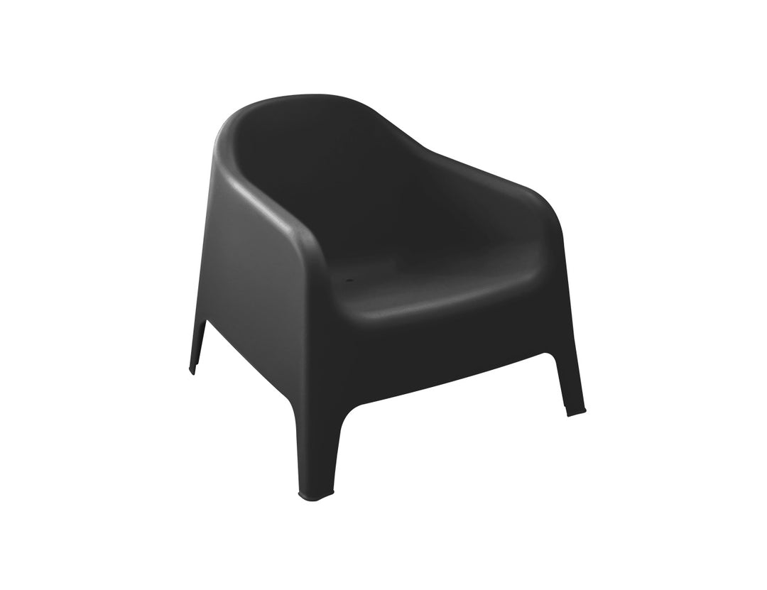 Bridget Outdoor Tub Chair, Colour: Black,