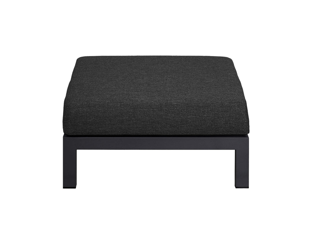 Newport Aluminium Outdoor Ottoman, Colour: Grey