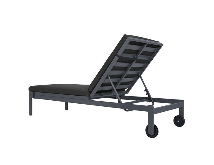 Condor Sunbrella Sun Lounger, Colour: Grey,
