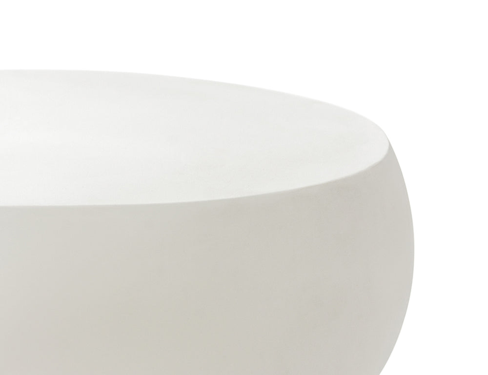 Ikaria Cobble Coffee Table, Colour: Cream White,