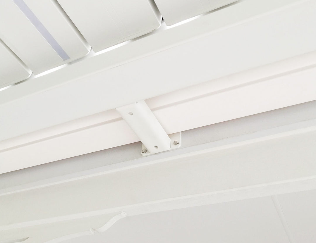 Fascia Wall Mounted Pergola Bracket, Colour: Black,