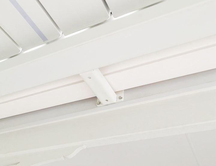 Fascia Wall Mounted Pergola Bracket, Colour: Black,