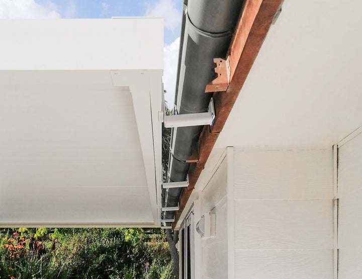 Fascia Wall Mounted Pergola Bracket, Colour: Black,