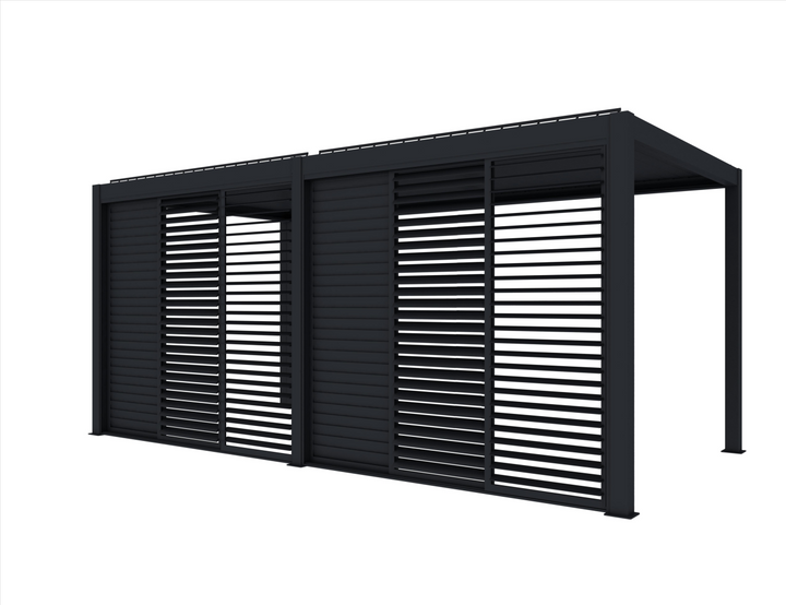 Tasman Freestanding Pergola Shutter Sliding Door