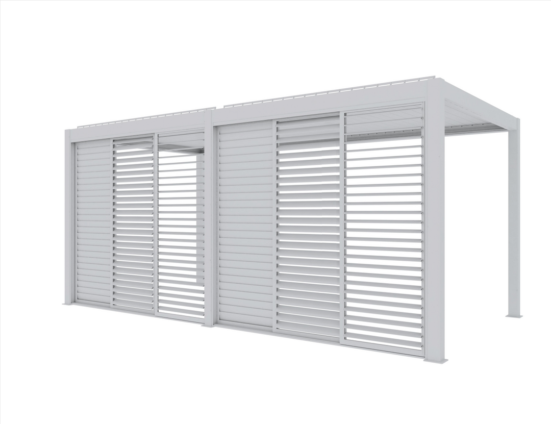 Tasman Freestanding Pergola Shutter Sliding Door