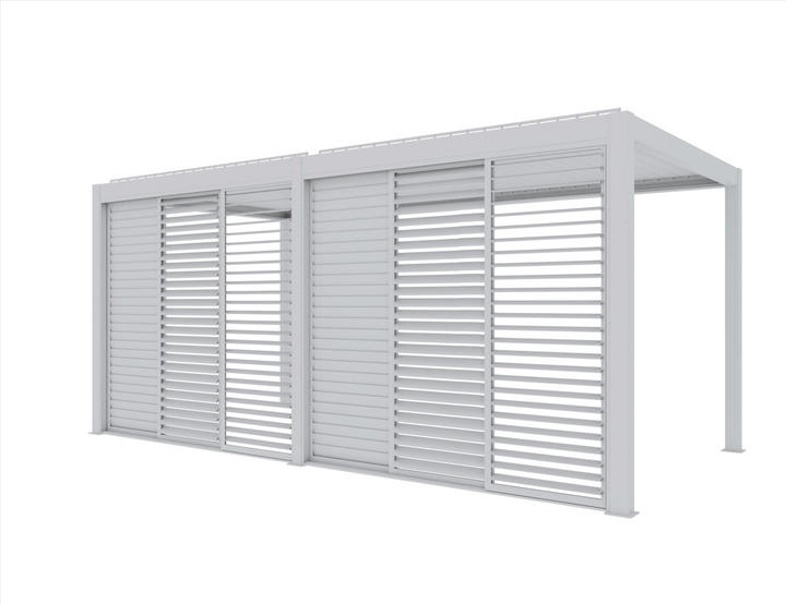Tasman Freestanding Pergola Shutter Sliding Door