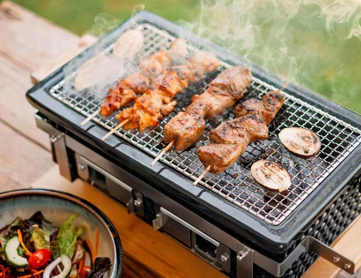 Hibachi Tabletop BBQ Grill - Rectangular