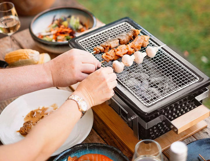 Hibachi Tabletop BBQ Grill - Rectangular