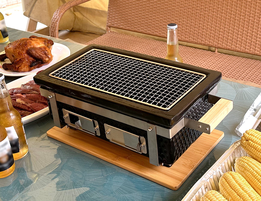 Hibachi Tabletop BBQ Grill - Rectangular