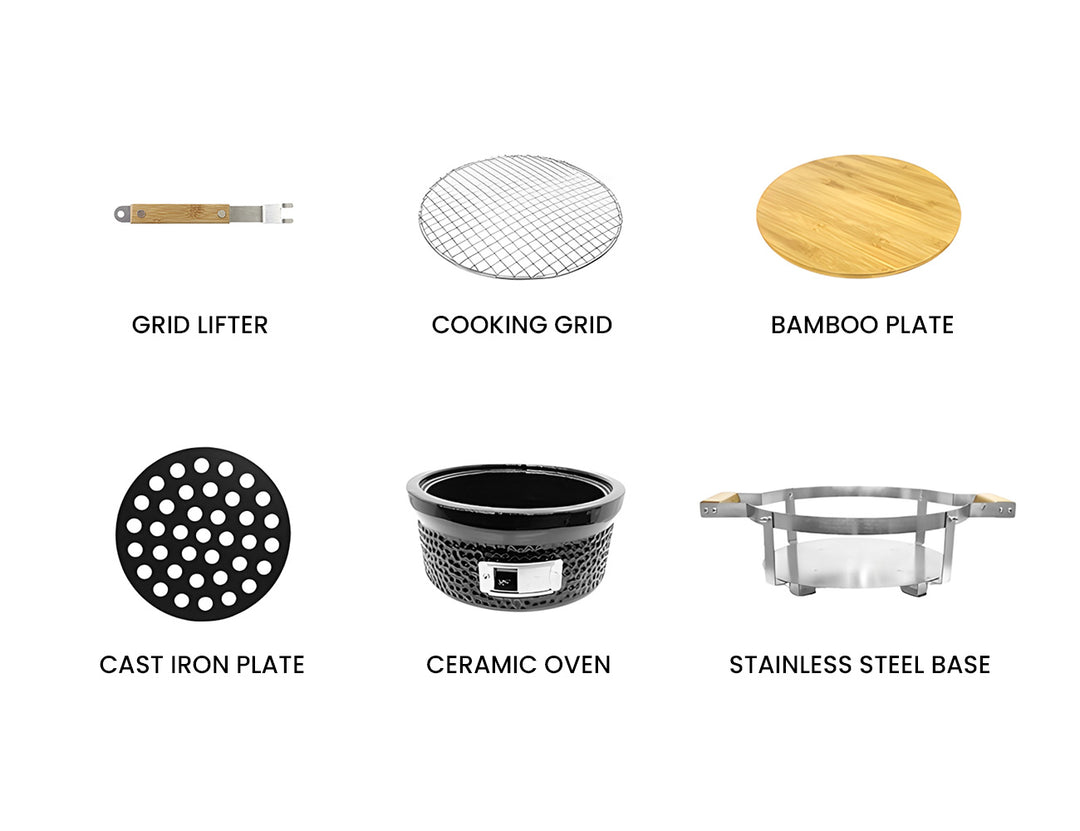 Hibachi Tabletop BBQ Grill Grill- Round