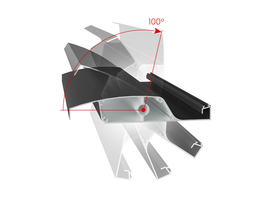 Baltic Motorised Freestanding Louvre Roof Aluminium Pergola