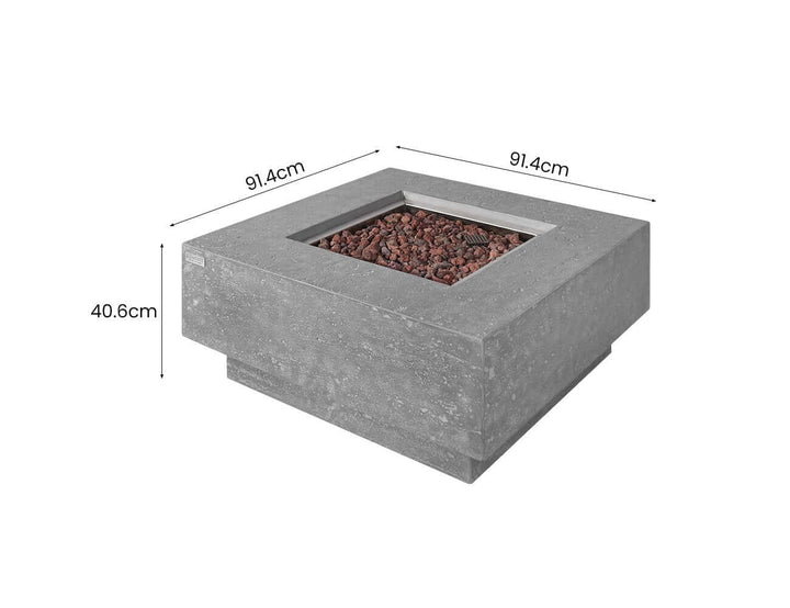 Manhattan Outdoor Gas Fire Pit Table, ,