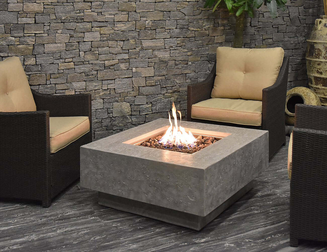 Manhattan Outdoor Gas Fire Pit Table, ,