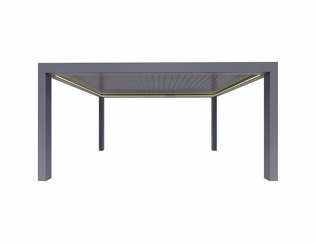 Mediterranean-SKY Motorised Freestanding Retractable Louvre Roof System