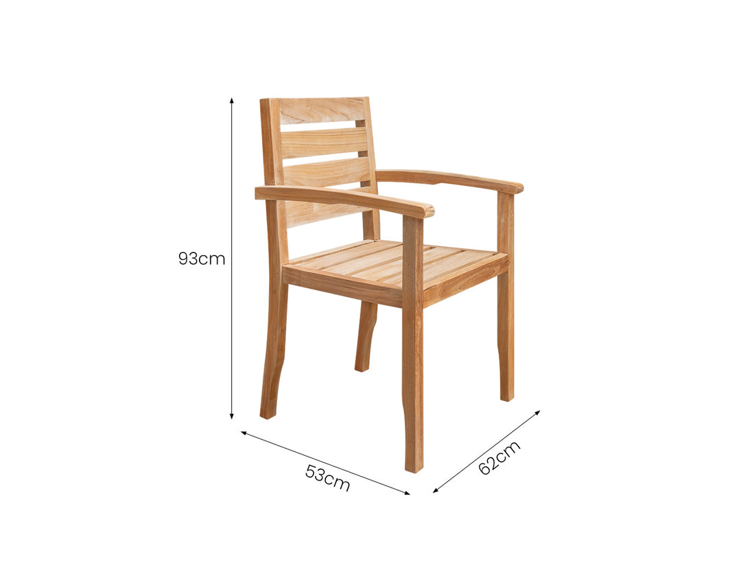 Mason Teak Dining Chair