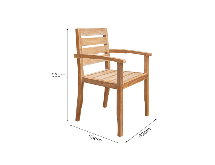 Mason Teak Dining Chair