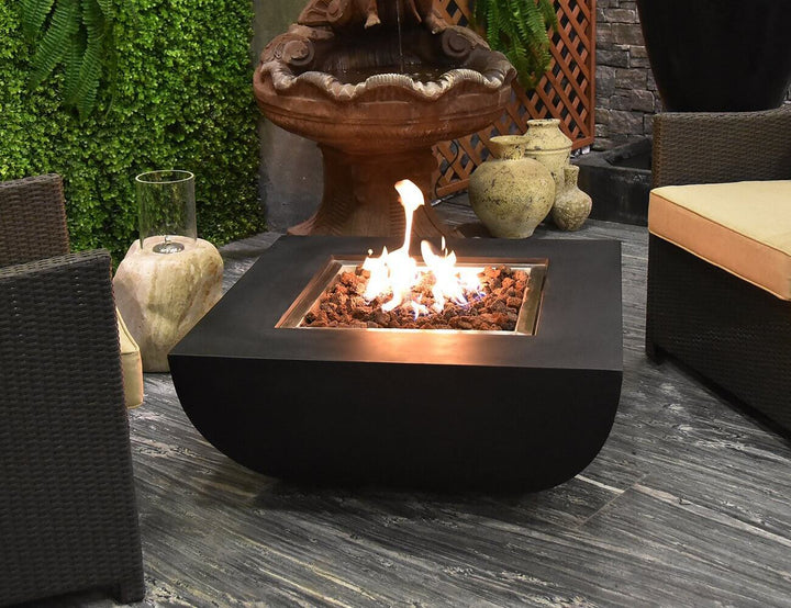 Rangitoto Outdoor Gas Fire Pit, Size: PropaneLP,
