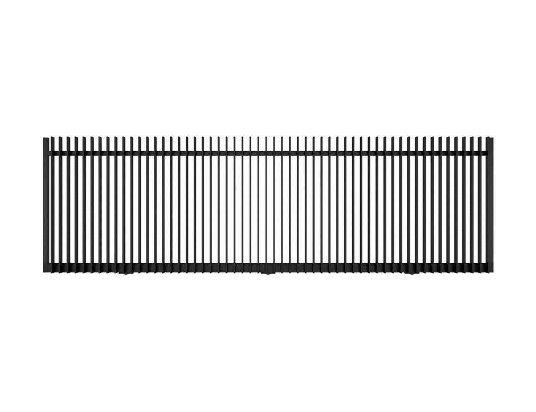 Roosevelt Motorised Sliding Gate, Colour: Black, Size: 5 x 1.2m