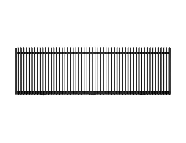Roosevelt Motorised Sliding Gate, Colour: Black, Size: 5 x 1.2m
