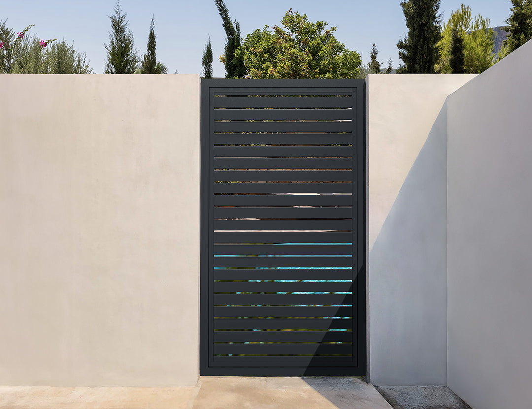 Aluminium Slat Privacy Gate (Panel Only)