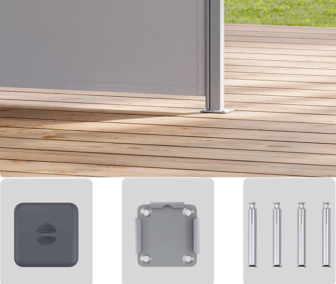 Ground Anchor Bracket for Retractable Side Awning