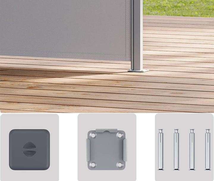 Ground Anchor Bracket for Retractable Side Awning