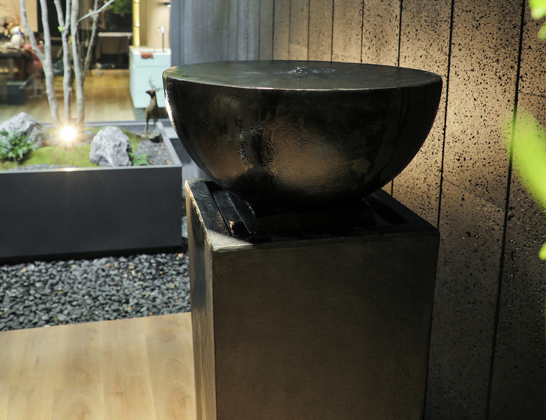 Zen Fountain, Colour: Black,