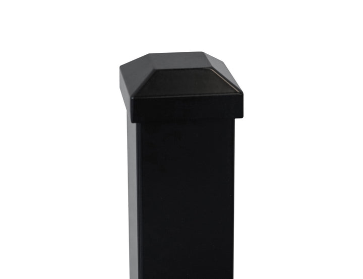 Aluminium Blade Fence Post, Size: 1.9m, Colour: Black