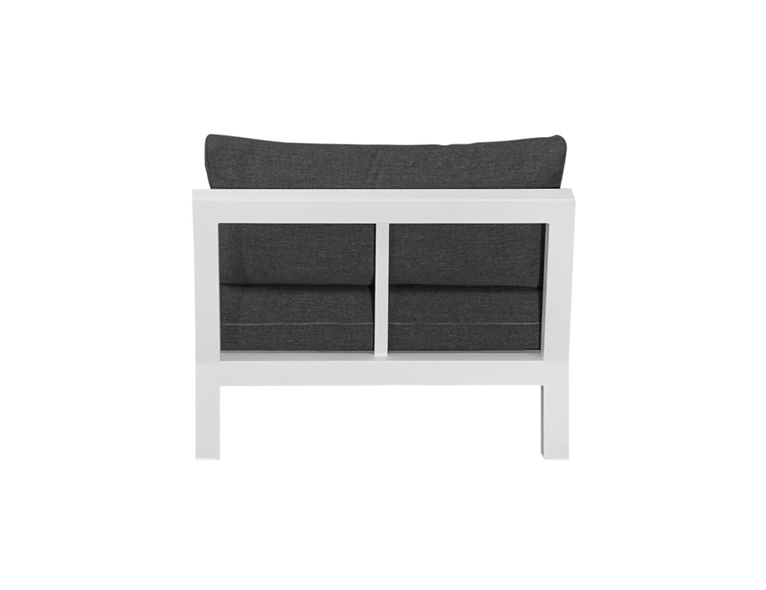 Newport Aluminium Outdoor Armless Chair, Colour: Grey