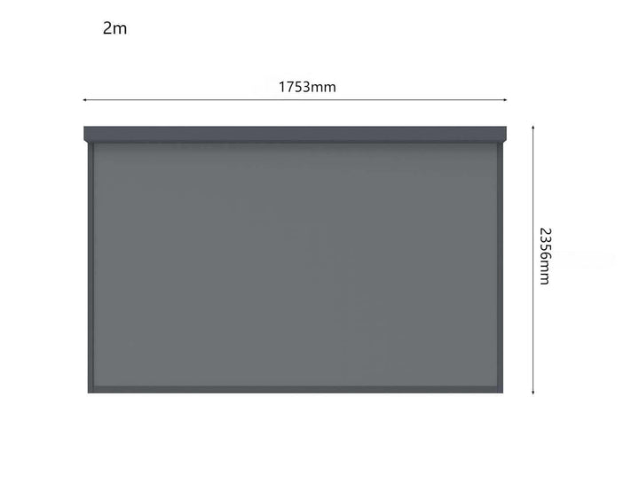 Retractable Shade Blind For Baltic Freestanding Pergola 2.0