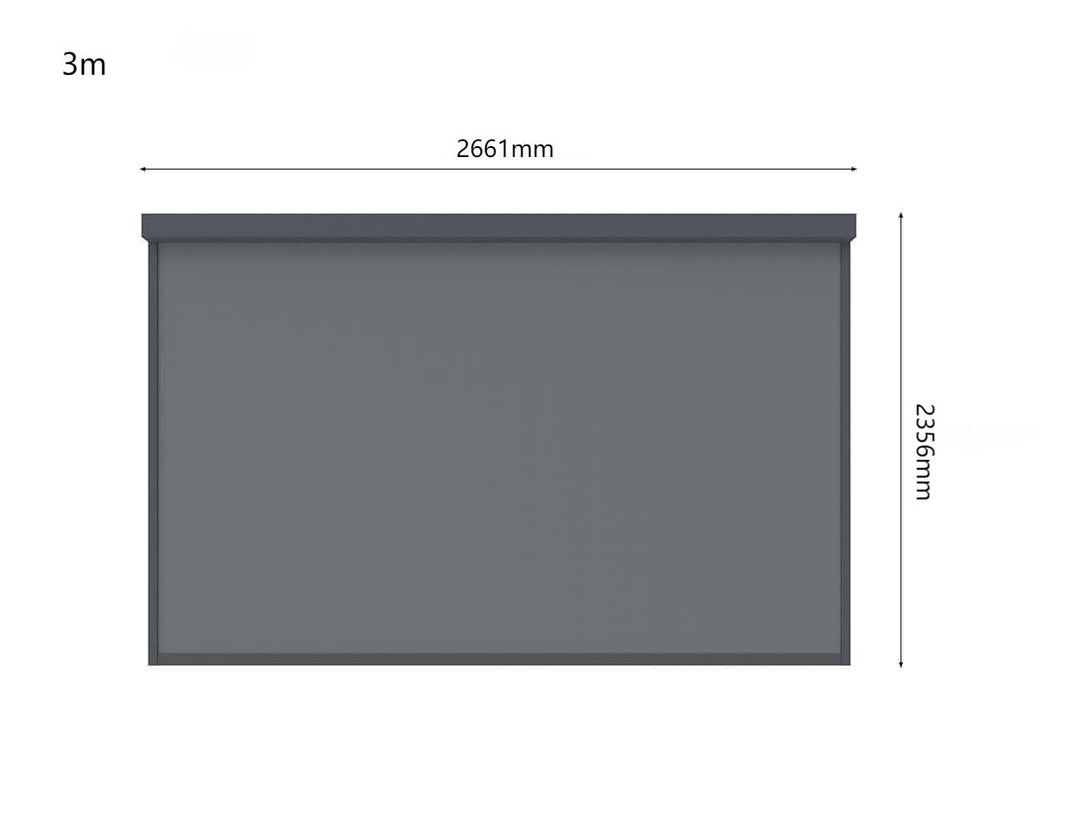 Retractable Shade Blind For Baltic Freestanding Pergola 2.0