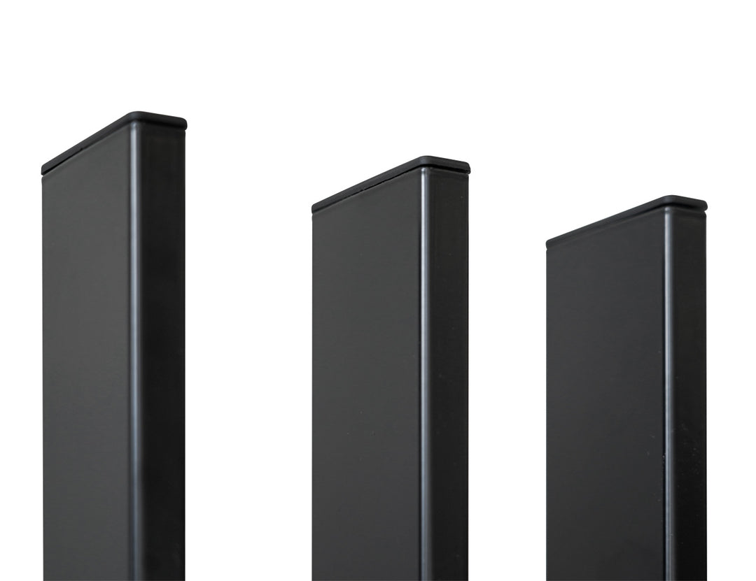 Aluminium Blade Gate, Size: 0.97 x 1.8m, Colour: Black