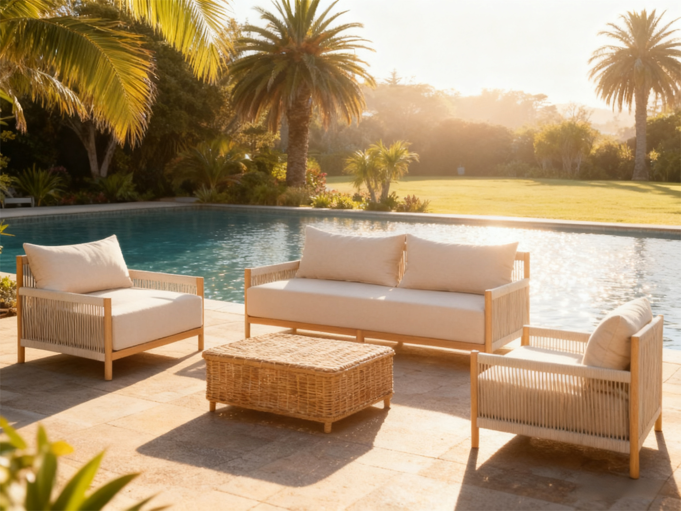 Goldfinch Loveseat Sofa Set - 4 Seat