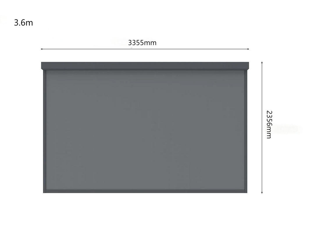 Retractable Shade Blind For Baltic Freestanding Pergola 2.0