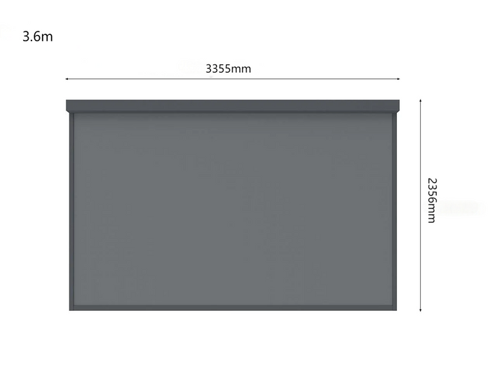 Retractable Shade Blind For Baltic Freestanding Pergola 2.0