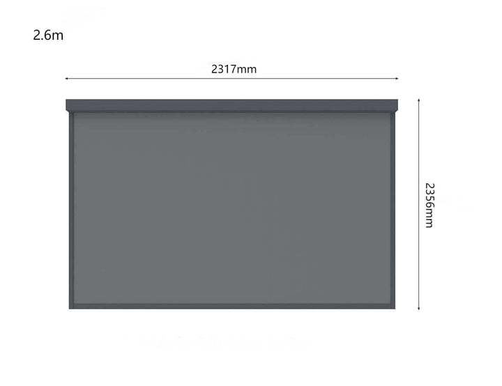Retractable Shade Blind For Baltic Freestanding Pergola 2.0