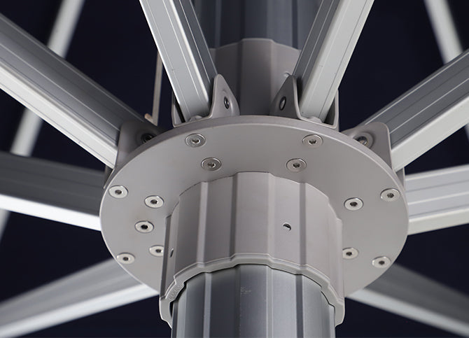 Auron 5M Round Market Umbrella,