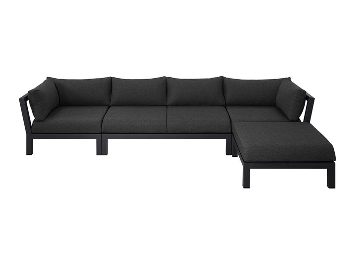 Newport Aluminium Outdoor Loveseat Sofa Set - 5 Seat
