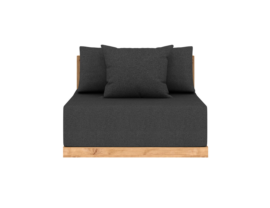 Ibis Outdoor Teak Corner Sofa Set - 6 Seat