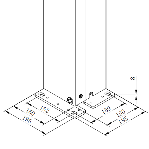 Tasman Motorised Wall Mounted Louvre Roof