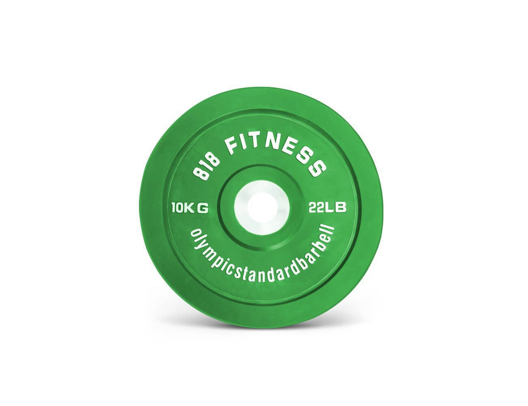 10kg Olympic Bumper Weight Plates X 2 Pieces, ,
