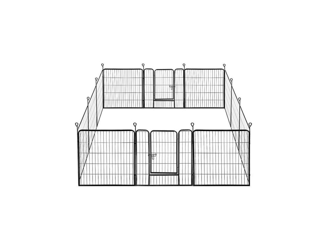 Dog Playpen 12 Panels - 80x80cm, ,