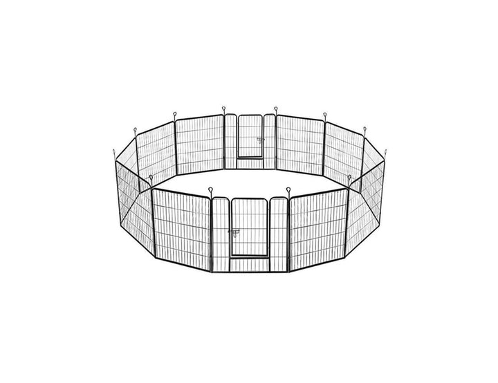 Dog Playpen 12 Panels - 80x80cm, ,