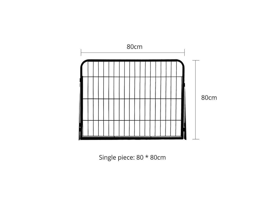 Dog Playpen 12 Panels - 80x80cm, ,