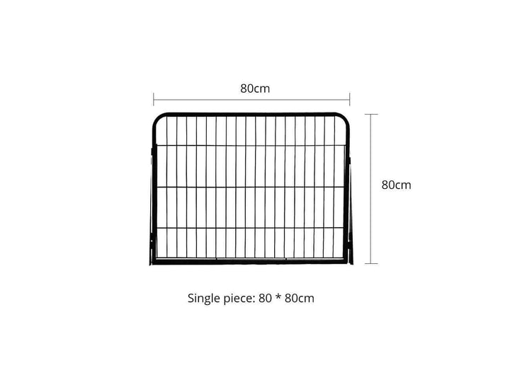 Dog Playpen 12 Panels - 80x80cm, ,