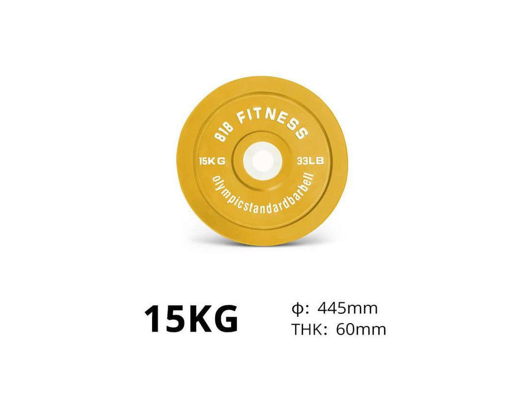 15kg Olympic Bumper Weight Plates X 2 Pieces, ,
