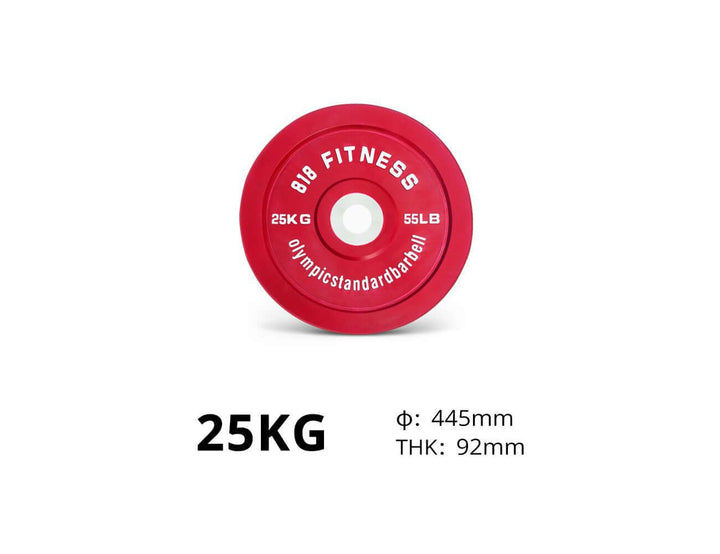 25kg Olympic Bumper Weight Plates X 2 Pieces, ,