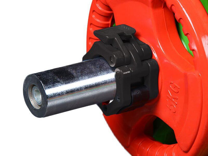 2pcs Barbell Collar Clips Dumbbell Clamps - Black, ,