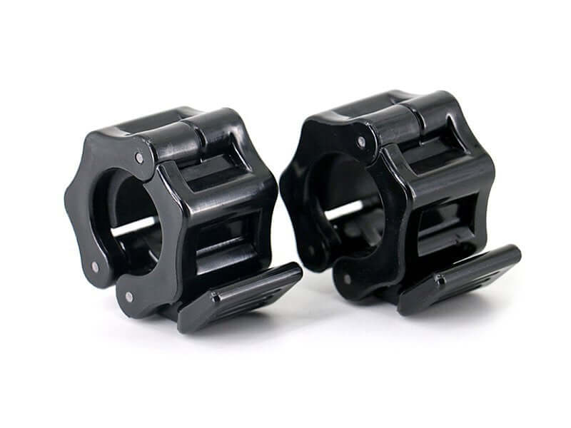 2pcs Barbell Collar Clips Dumbbell Clamps - Black, ,